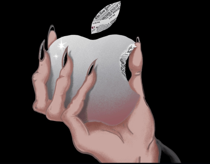 apple witch hand