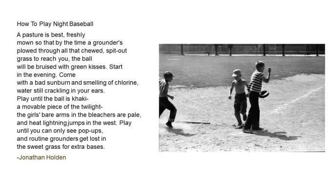 How to Play Night Baseball
